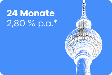 24 Monate Festgeld – 2,80 % p.a.