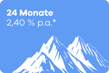 24 Monate Festgeld – 2,40 % p.a.